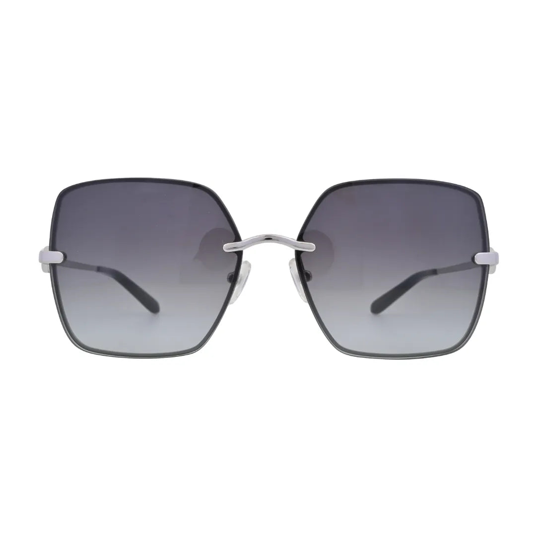 Tory Burch Miller TY6080 Silver Square Sunglasses front view
