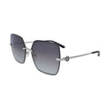 Tory Burch Miller TY6080 Silver Square Sunglasses side profile