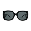 Tory Burch TY7179U Black Oversized Square Sunglasses front view