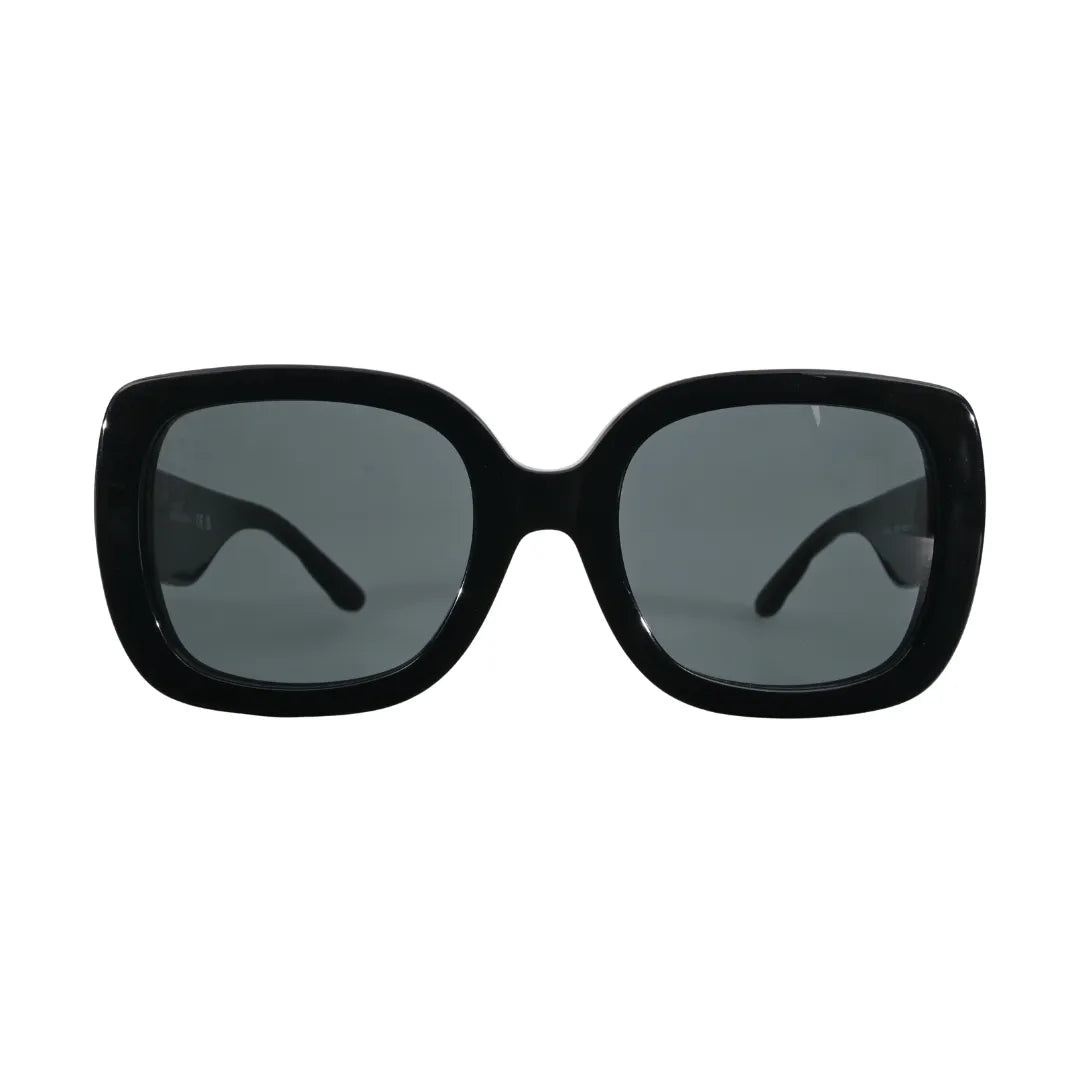 Tory Burch TY7179U Black Oversized Square Sunglasses front view