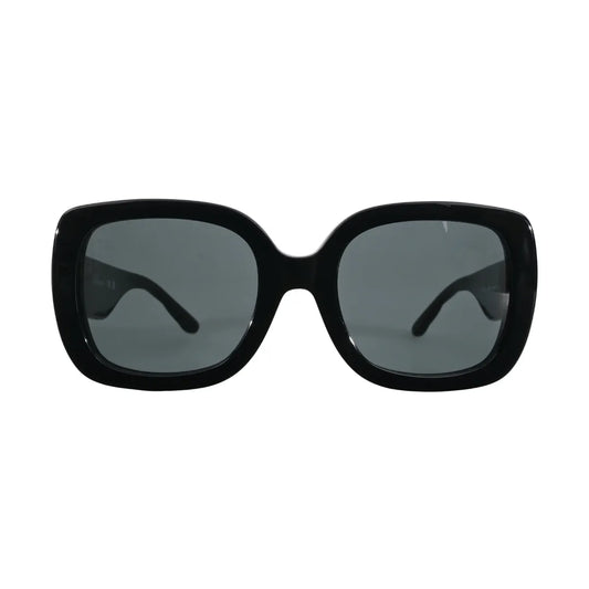 Tory Burch TY7179U Black Oversized Square Sunglasses front view
