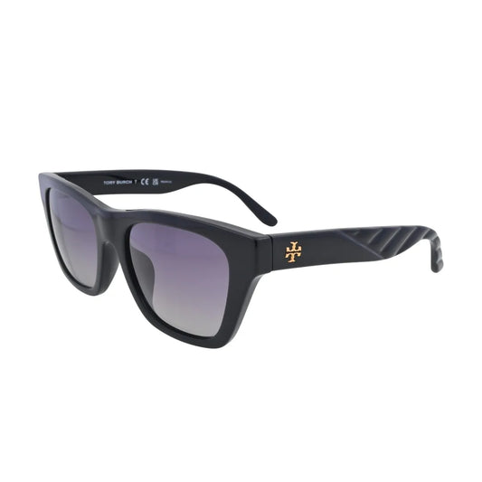 Tory Burch TY7181U Black Square Sunglasses Grey Gradient side profile
