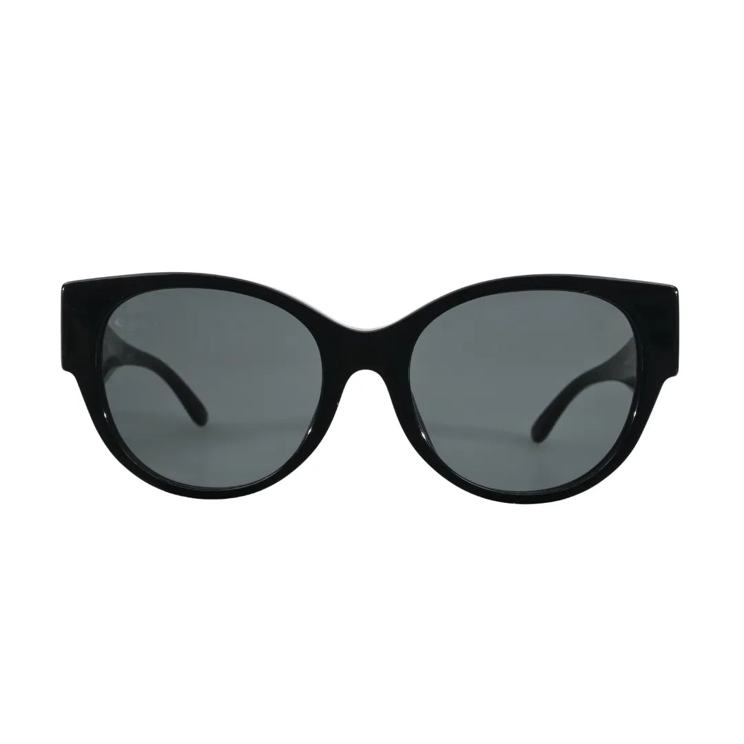 Tory Burch TY7182U Black Cat-Eye Sunglasses front view