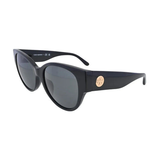 Tory Burch TY7182U Black Cat-Eye Sunglasses side profile