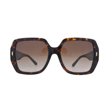 Tory Burch TY7191U Havana Oversized Square Sunglasses front view