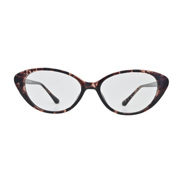 Mauve Tortoise Cat Eye Eyeglasses V007