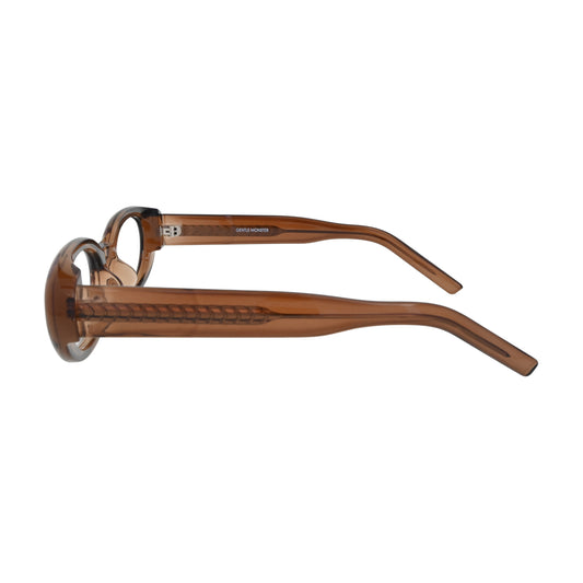 Cognac Marble Oval Eyeglasses V011