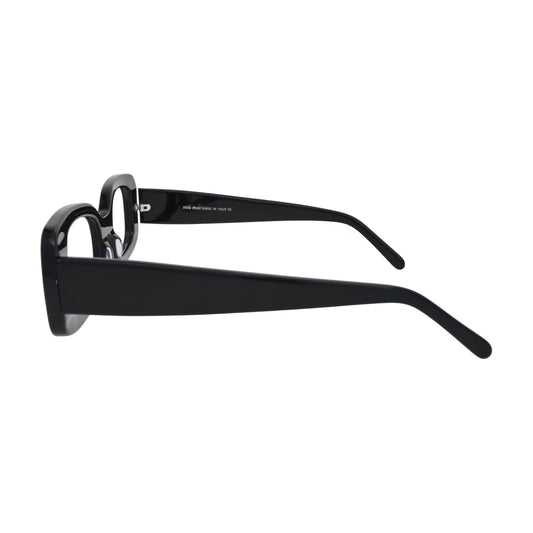 Classic Black Rectangle Eyeglasses V013
