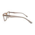 Blush Sand Angular Cat Eye Glasses for Women V024 – inside view