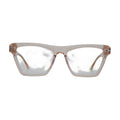 Blush Sand Angular Cat Eye Glasses for Women V024 – front view
