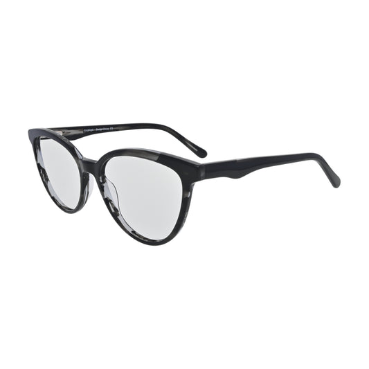 Charcoal Marble Cat Eye Eyeglasses V033