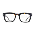 Dark Tortoise Bold Square Glasses for Men and Women V034 – front view