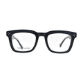 Black Bold Square Glasses for Men and Women V035 – front view