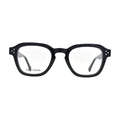 Black Keyhole Bridge Glasses for Men and Women V037 – front view