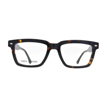 Dark Tortoise Small Rectangle Glasses for Women V054 – front view