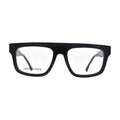 Black Bold Flat Top Glasses for Women V059 – front view