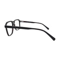 Black Double Bridge Aviator Glasses for Women V061 – side profile showing the temple