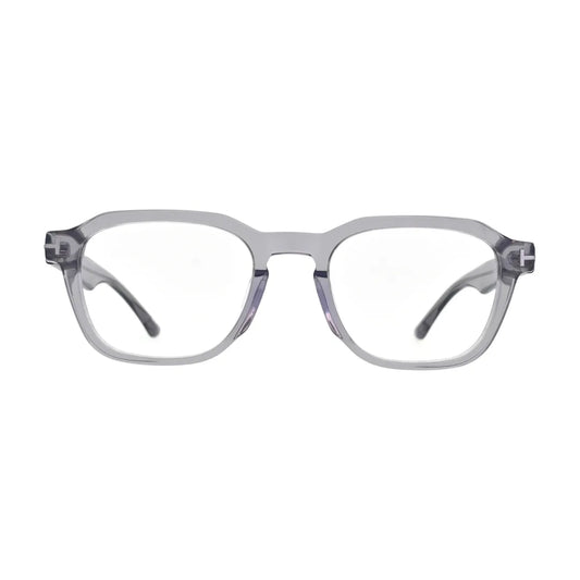 Crystal Grey Panto Glasses for Women V066 – front view