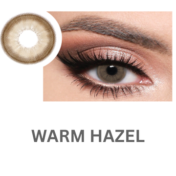 Optiano Glamorous Warm Hazel Contact Lenses