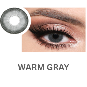 Optiano Glamorous Warm Gray Contact Lenses
