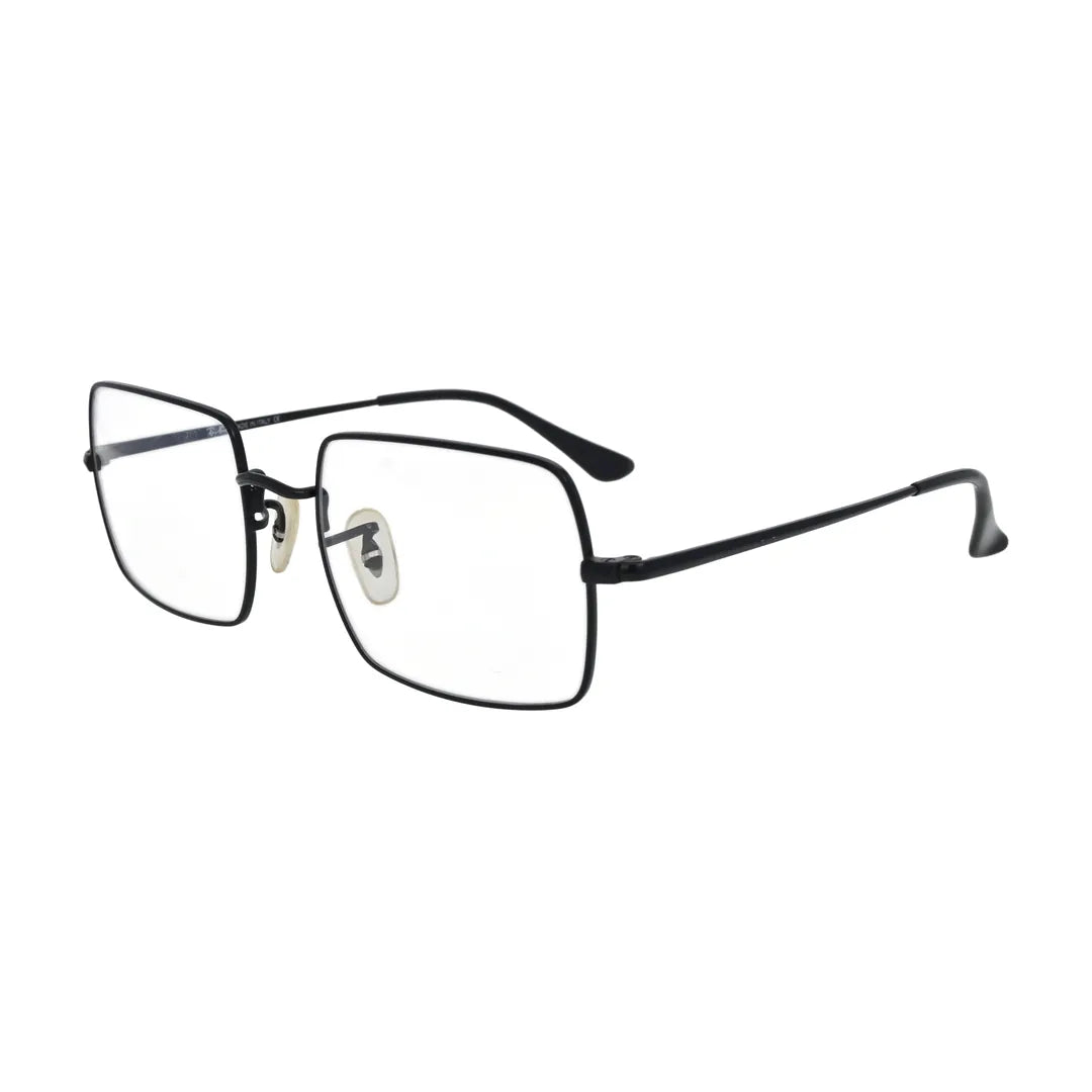 Black metal frame glasses N089, side view