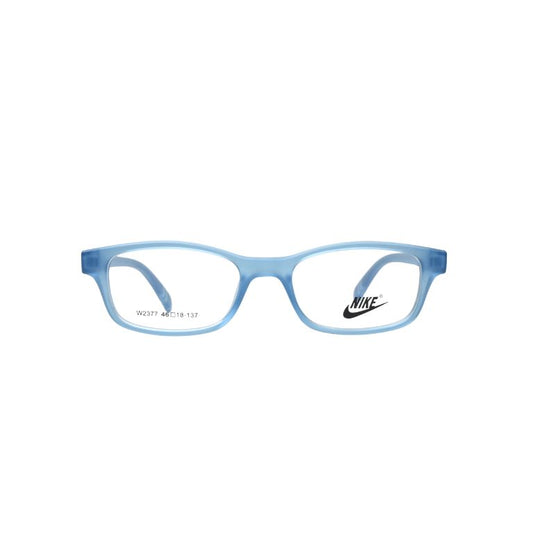 Playful. Light. Built to last. These matte blue eyeglasses are perfect for active kids who need clear vision with cool style.