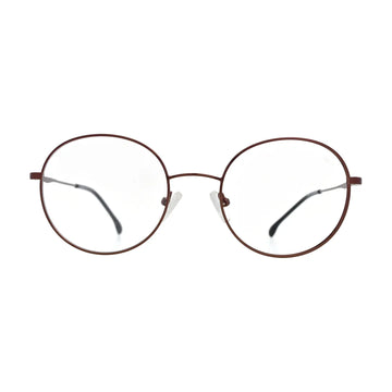 Copper round glasses N099 in thin metal, front view