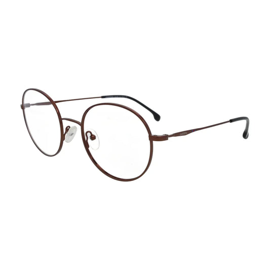 Copper brown round glasses N099, side view
