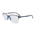 Navy half rim glasses for women N103, side view