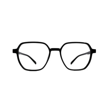 Optica Classic Oversized Black Eyeglasses