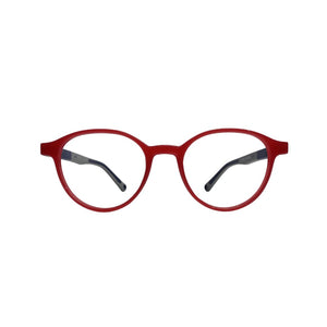 Kids Red & Blue Round Eyeglasses