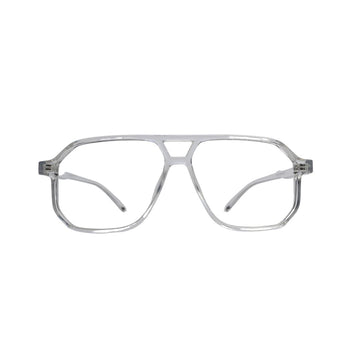 Clear Oversized Unisex Eyeglasses