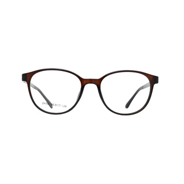 Kids Tortoiseshell Eyeglasses Frame Lightweight Round Fit