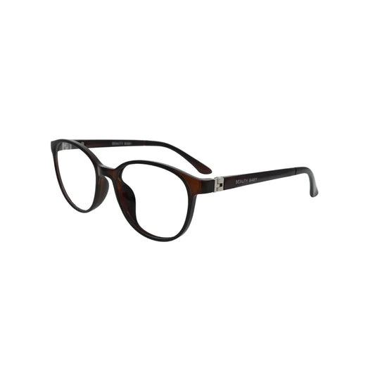 Kids Tortoiseshell Eyeglasses Frame Lightweight Round Fit