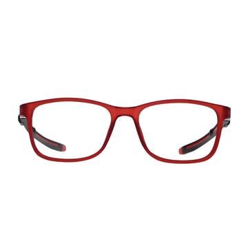Red Black Kids Eyeglasses with Stabilizing Strap System