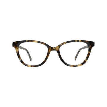 A bold cat-eye eyeglass frame in a stunning tortoiseshell pattern that brings effortless charm and personality to your everyday style.