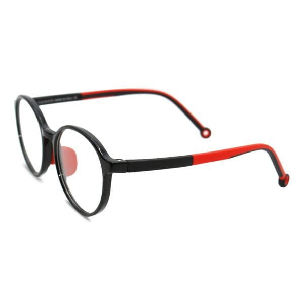 black and red glasses