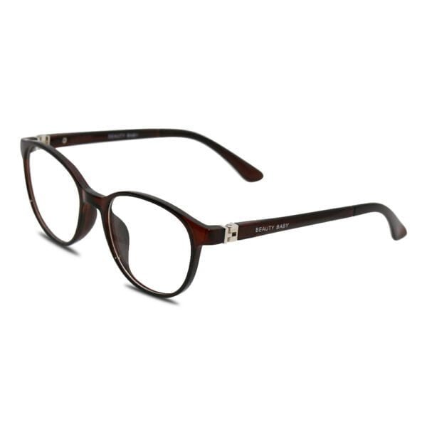 light brown eyeglasses
