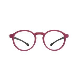 Optica Flexible Pink & Grey Kids Eyeglasses
