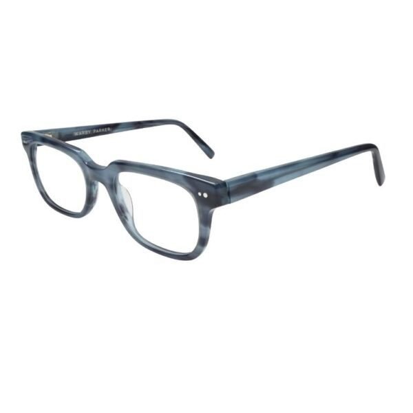A cool twist on a classic. These blue marble square frames bring style and personality to your everyday look.