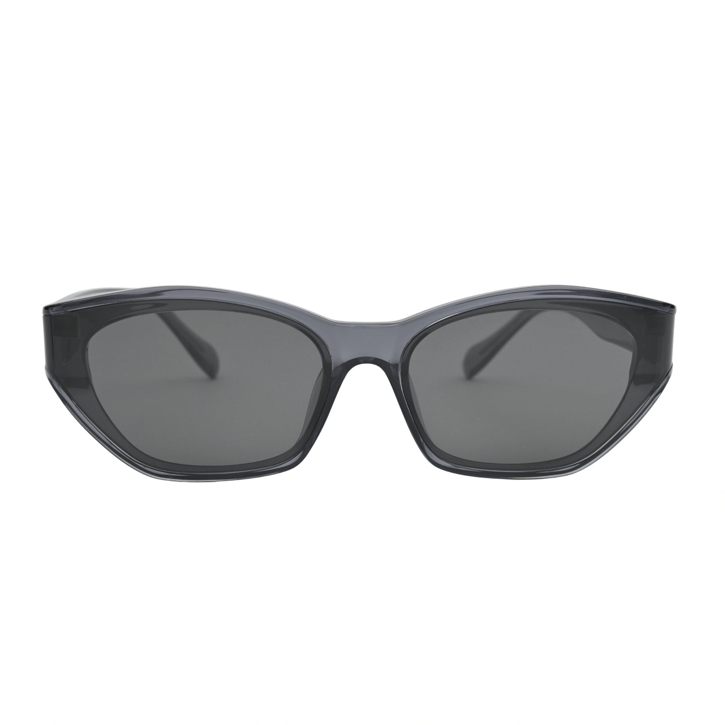 Transparent Grey Cat Eye Sunglasses