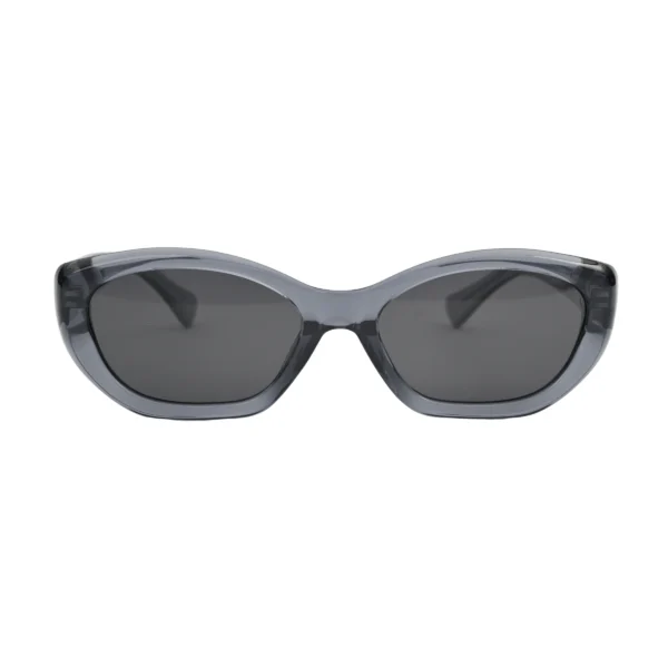 Transparent Grey Cat Eye Sunglasses Female