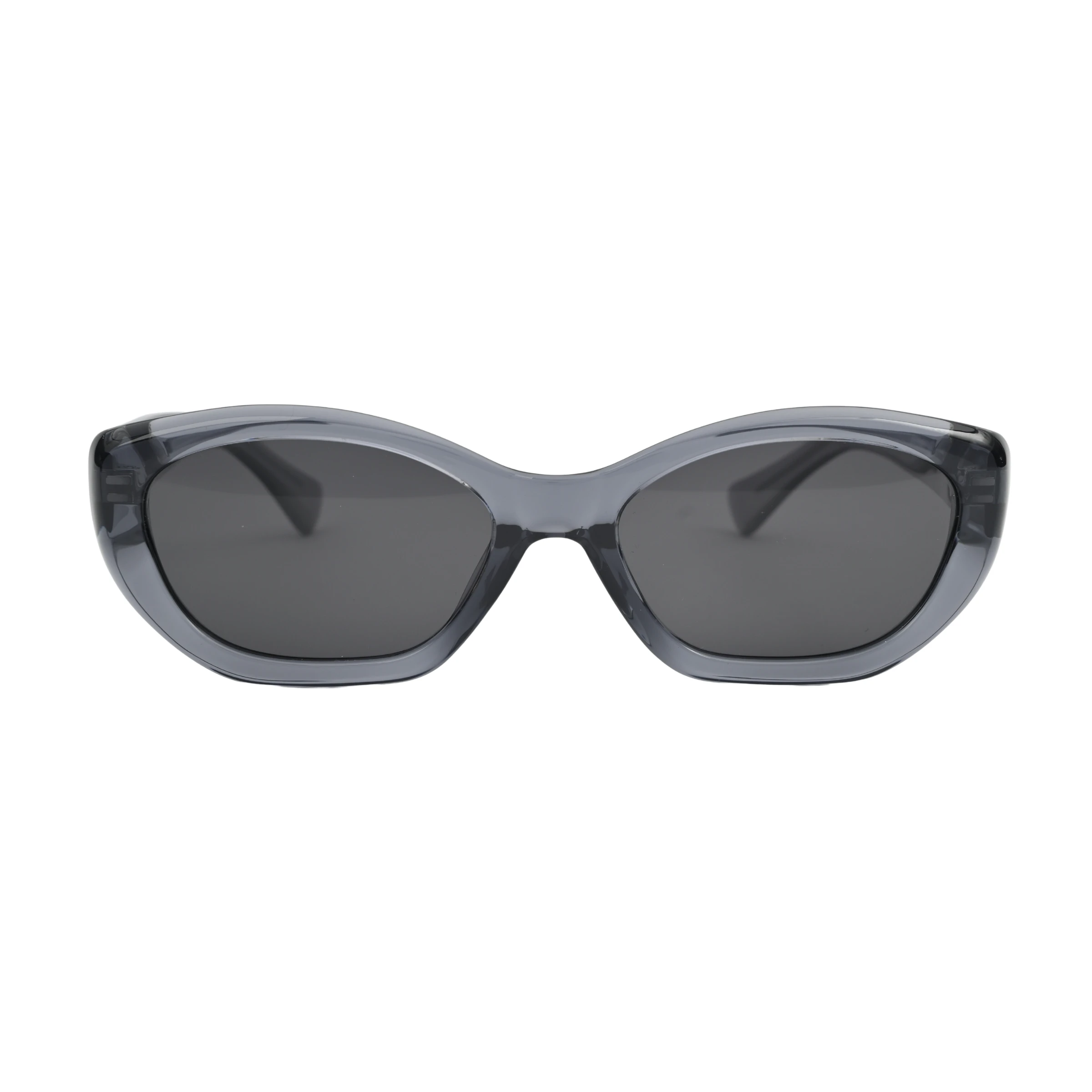 Transparent Grey Cat Eye Sunglasses Female