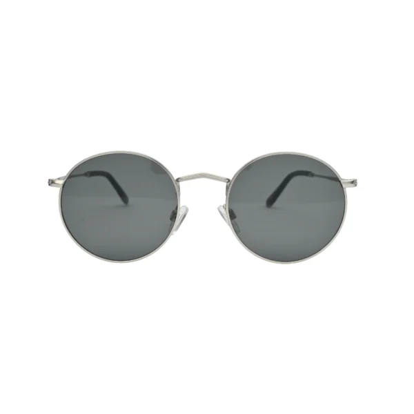 Silver Round Sunglasses Unisex Full Frame