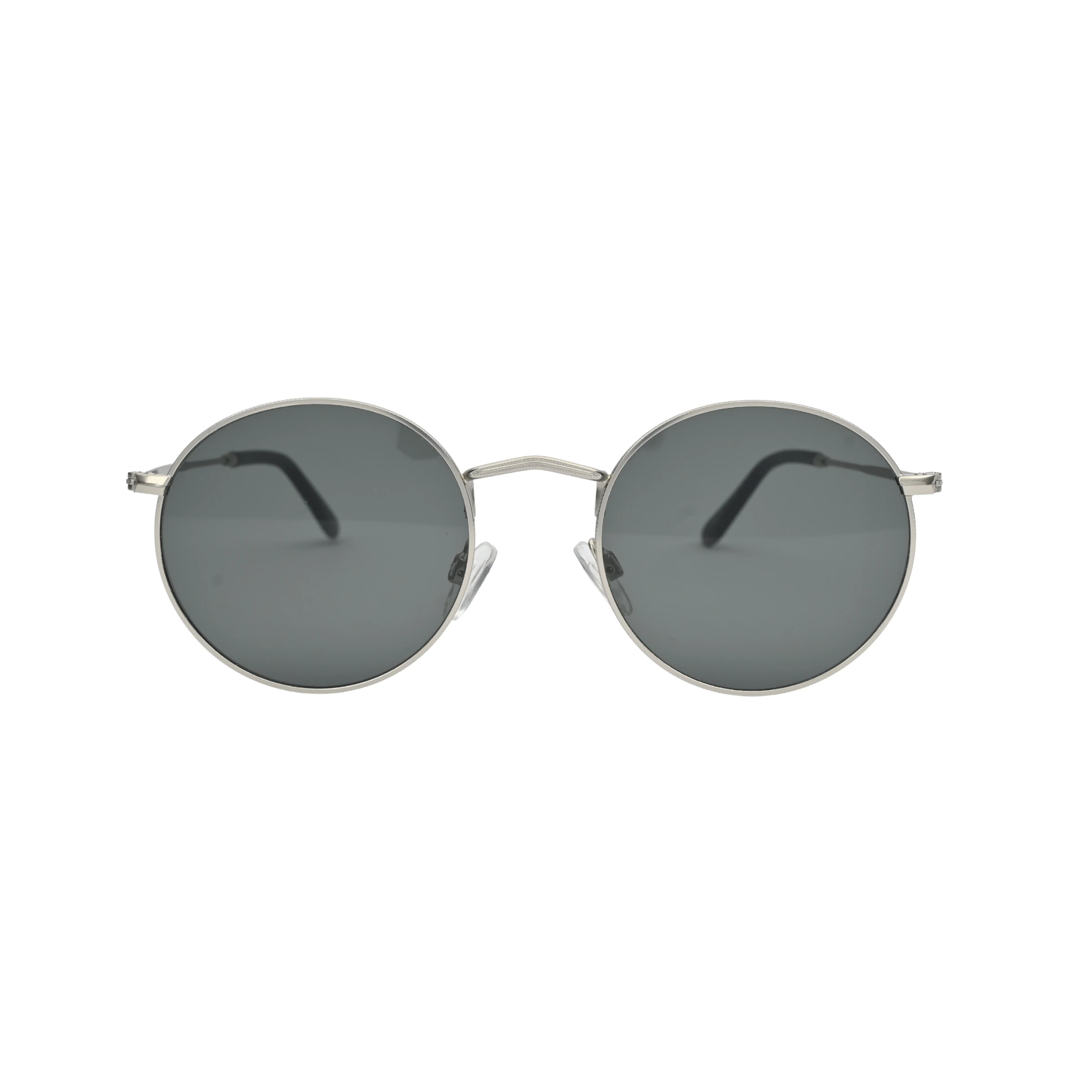 Silver Round Sunglasses Unisex Full Frame