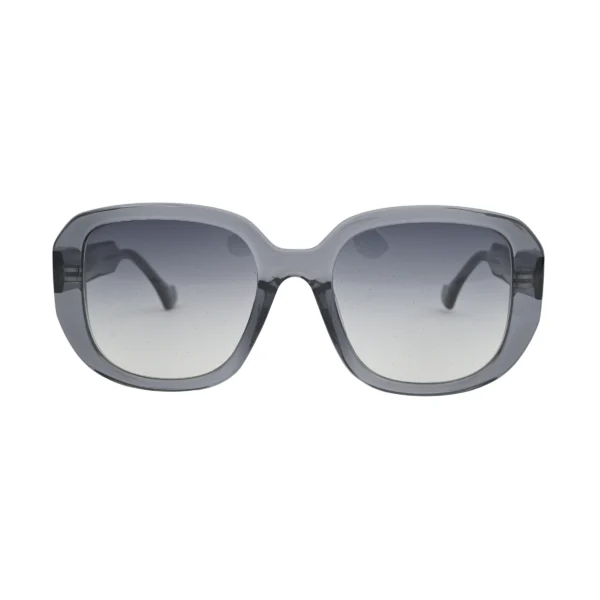 Smoke grey Square Sunglasses Full Frame Plastic