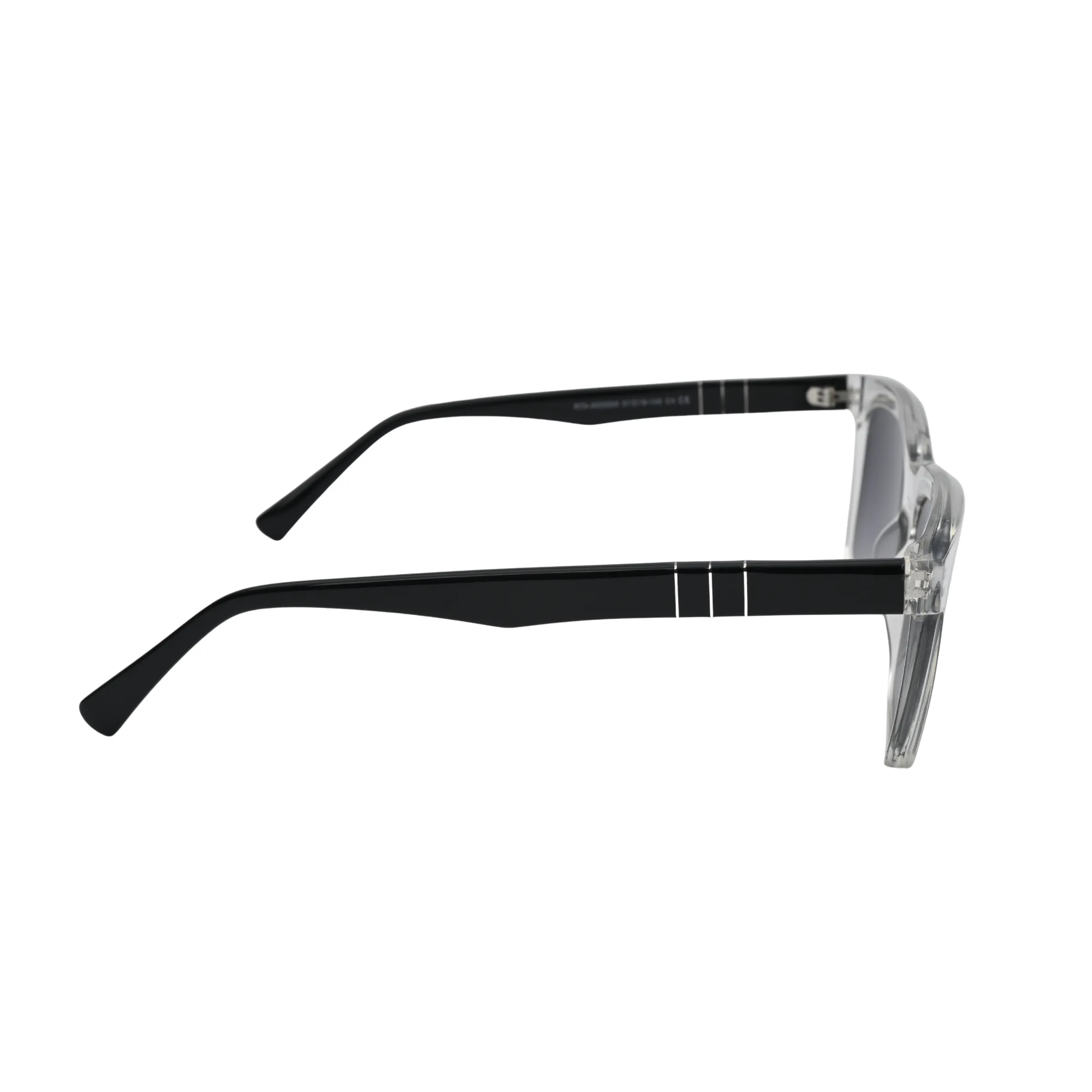 Clear Frame Reactangular Sunglasses for Unisex back side