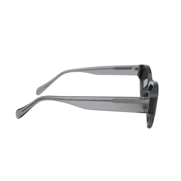 Transparent Grey Cat Eye Sunglasses Full Frame