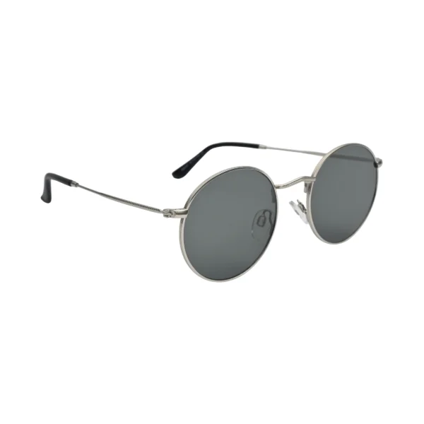Silver Round Sunglasses Unisex Full Frame