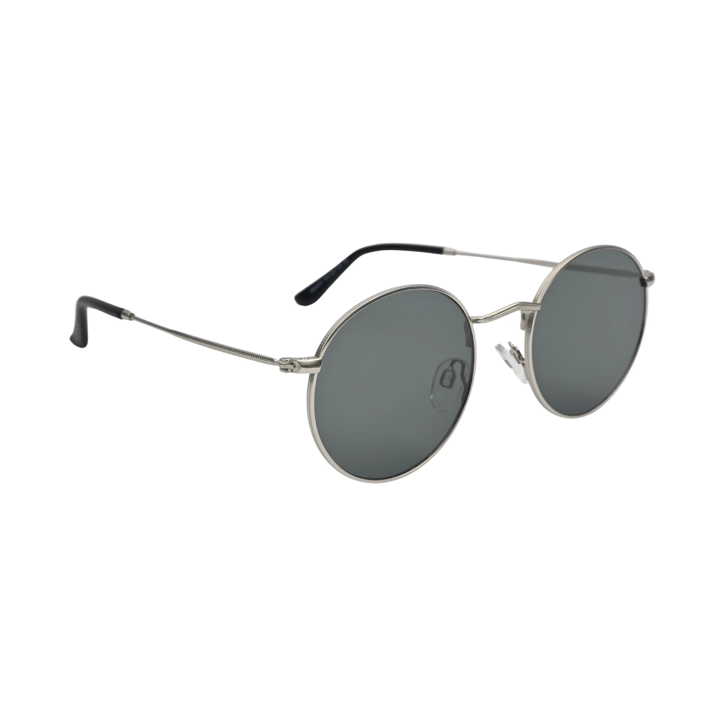 Silver Round Sunglasses Unisex Full Frame
